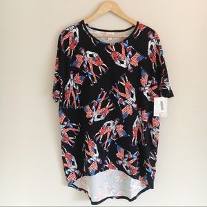 LuLaRoe Irma Tunic | Patriotic Print